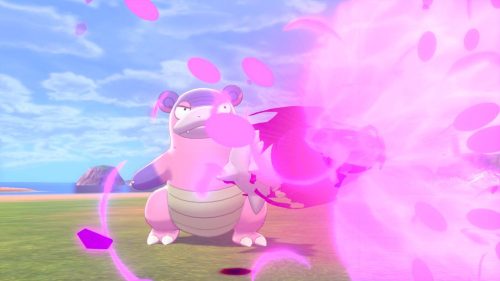 Galarian Slowbro using Shell Side Arm